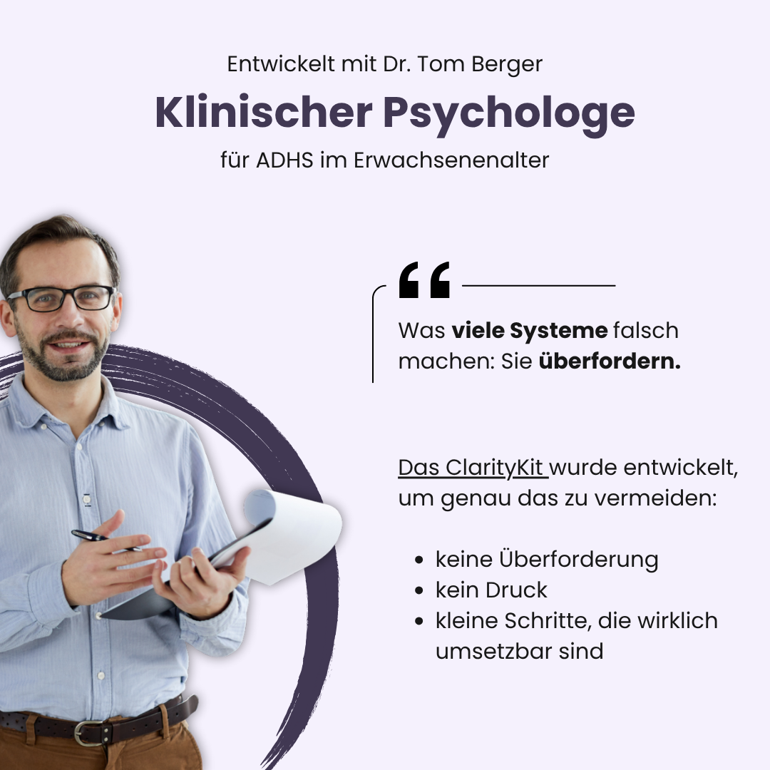 ClarityKit™ - Dein ADHS-Toolkit für Fokus, Ruhe & Orientierung