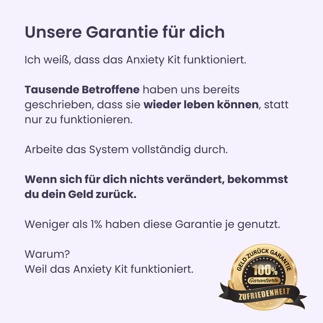 AnxietyKit™ - In nur 7 Tagen zu einem Leben ohne Angst