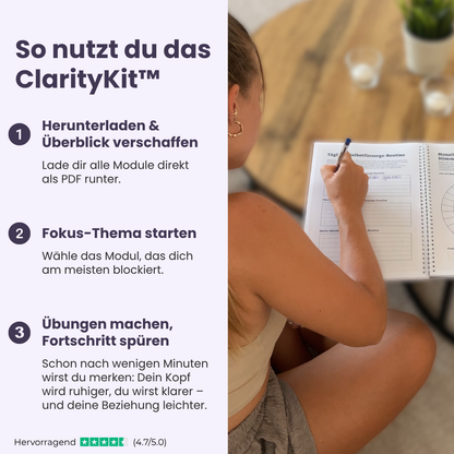ClarityKit™ - Dein System gegen Reizüberflutung, Selbstzweifel & Chaos